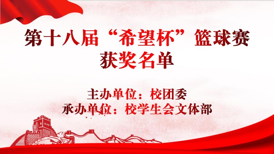 青春“篮”不住，热血不止步 —sunbet申慱官网第十八届“希望杯”篮球赛闭幕